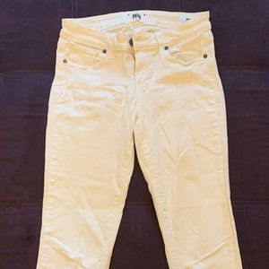 CLOSET CLEARANCE PAIGE Skyline Ankle Peg Jeans Sky White ✨